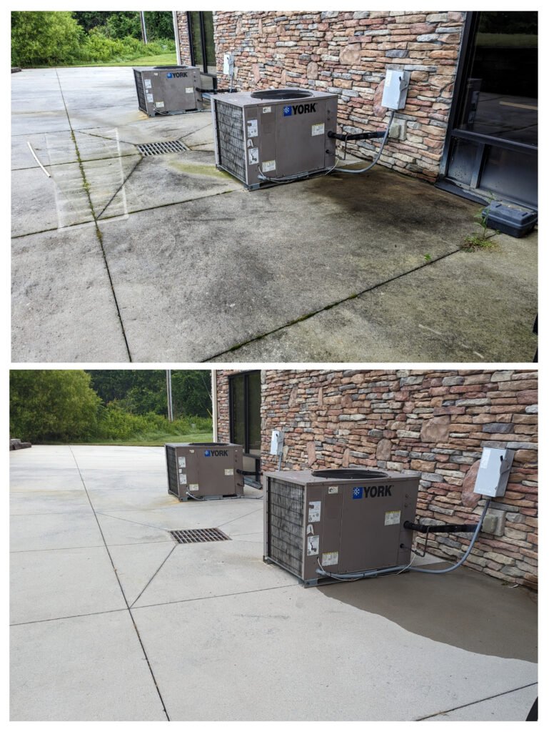 commercial concrete cleaning Wilmington nc