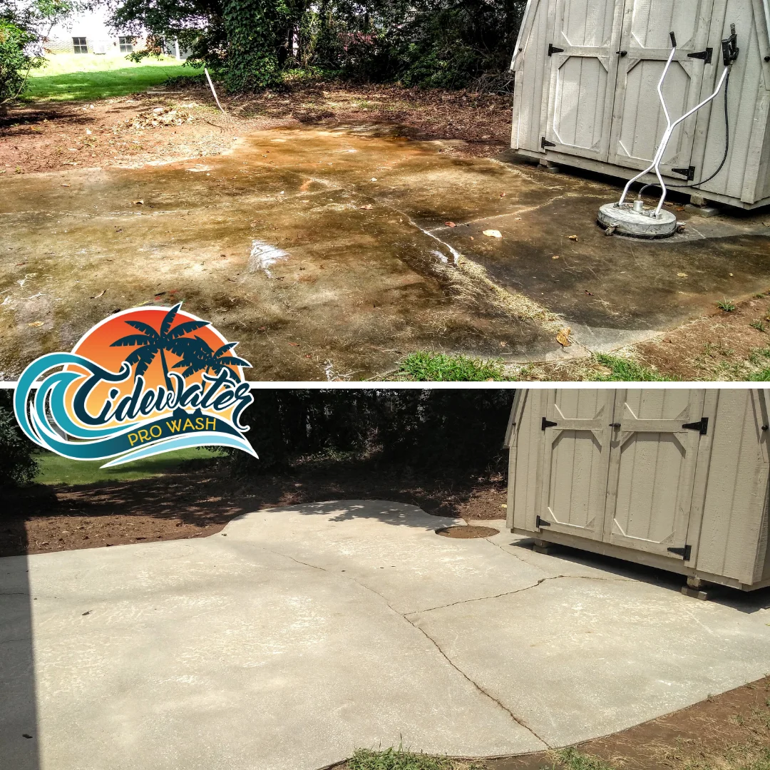 concrete pressure washing service