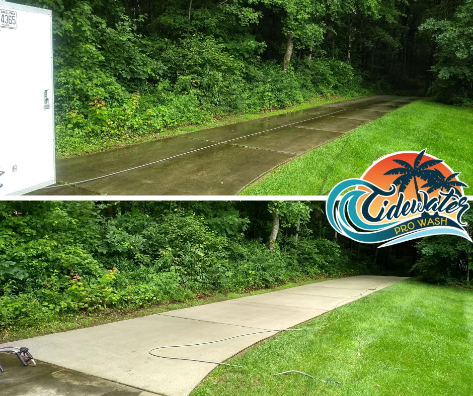 concrete pressure washing